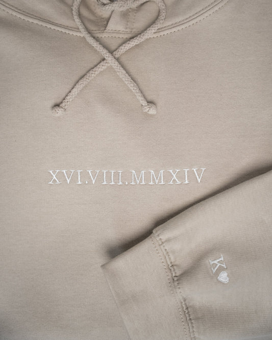 Bluza z Haftem - Twoja Data | Beżowa