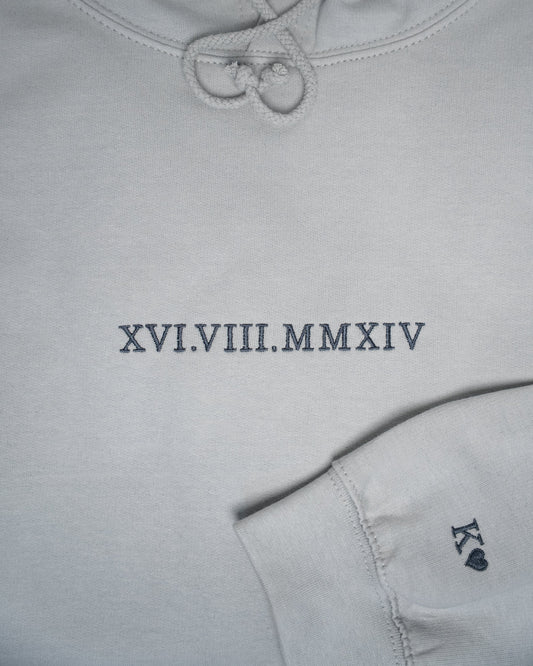 Bluza z Haftem - Twoja Data | Szara